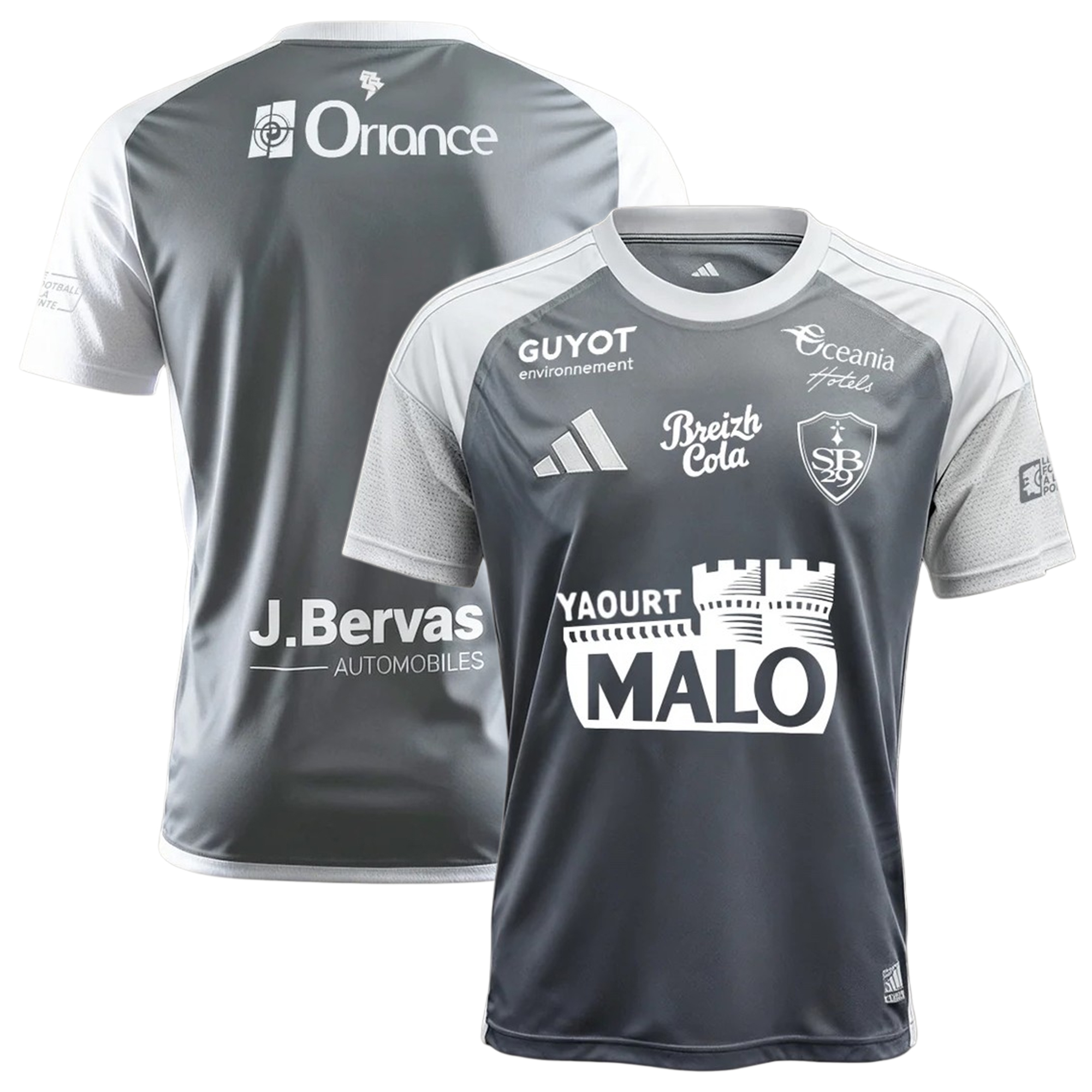 Mens Stade Brestois Third Jersey 2025-26 Football Shirt