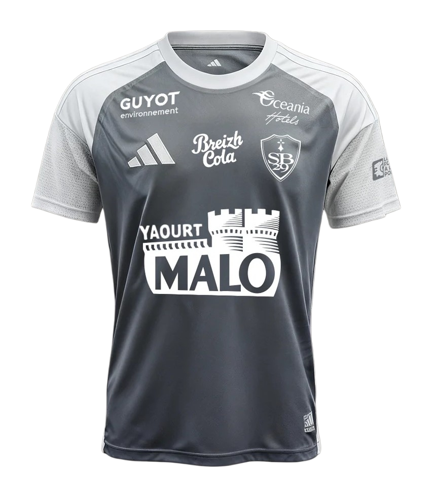 Mens Stade Brestois Third Jersey 2025-26 Football Shirt