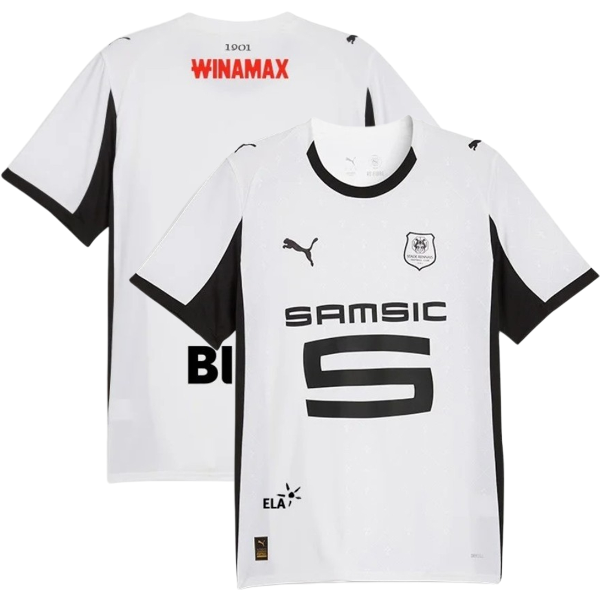 [Copy]Mens Stade Rennais Home Shirt 2025-26 Football Shirt