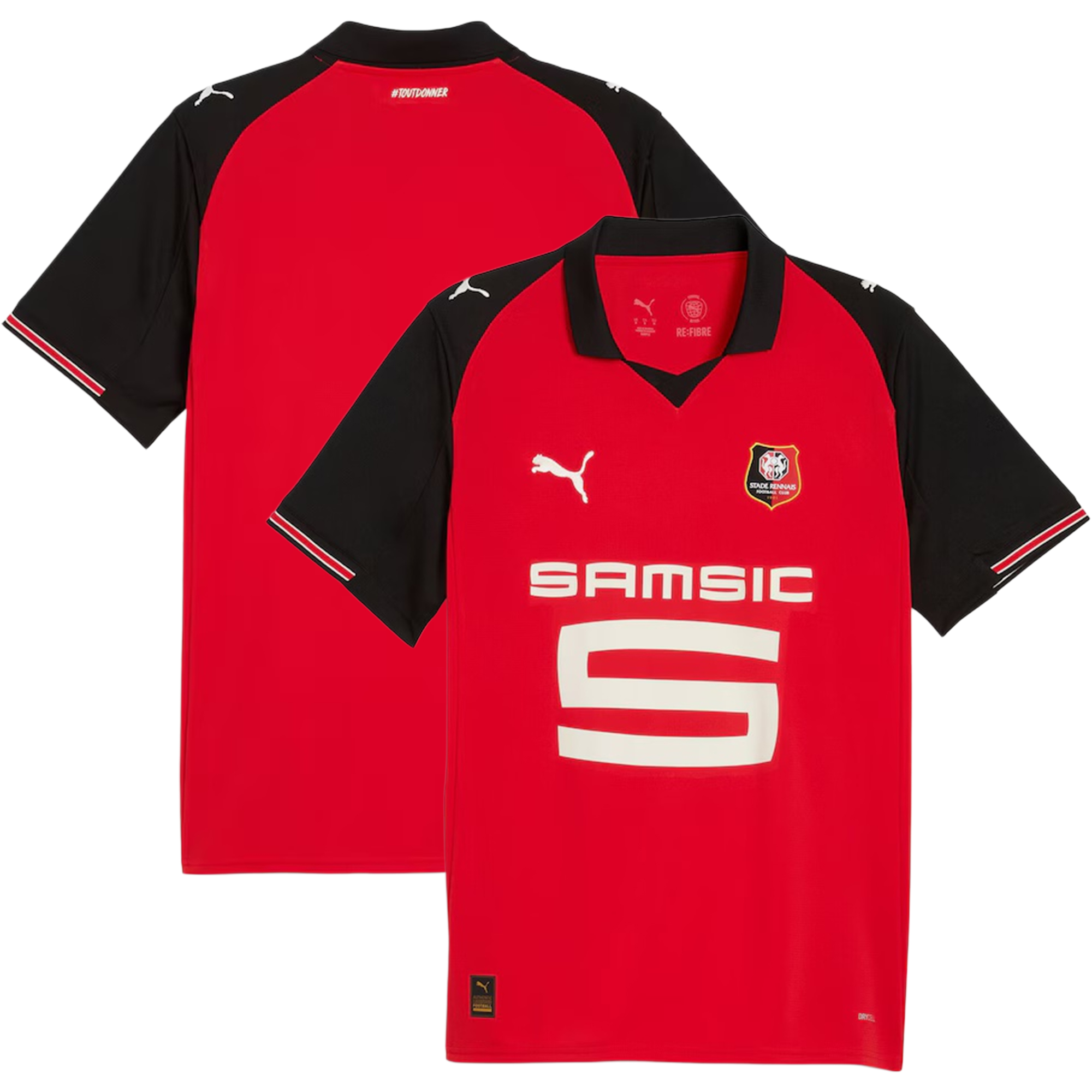 Mens Stade Rennais Home Shirt 2025-26 Football Shirt