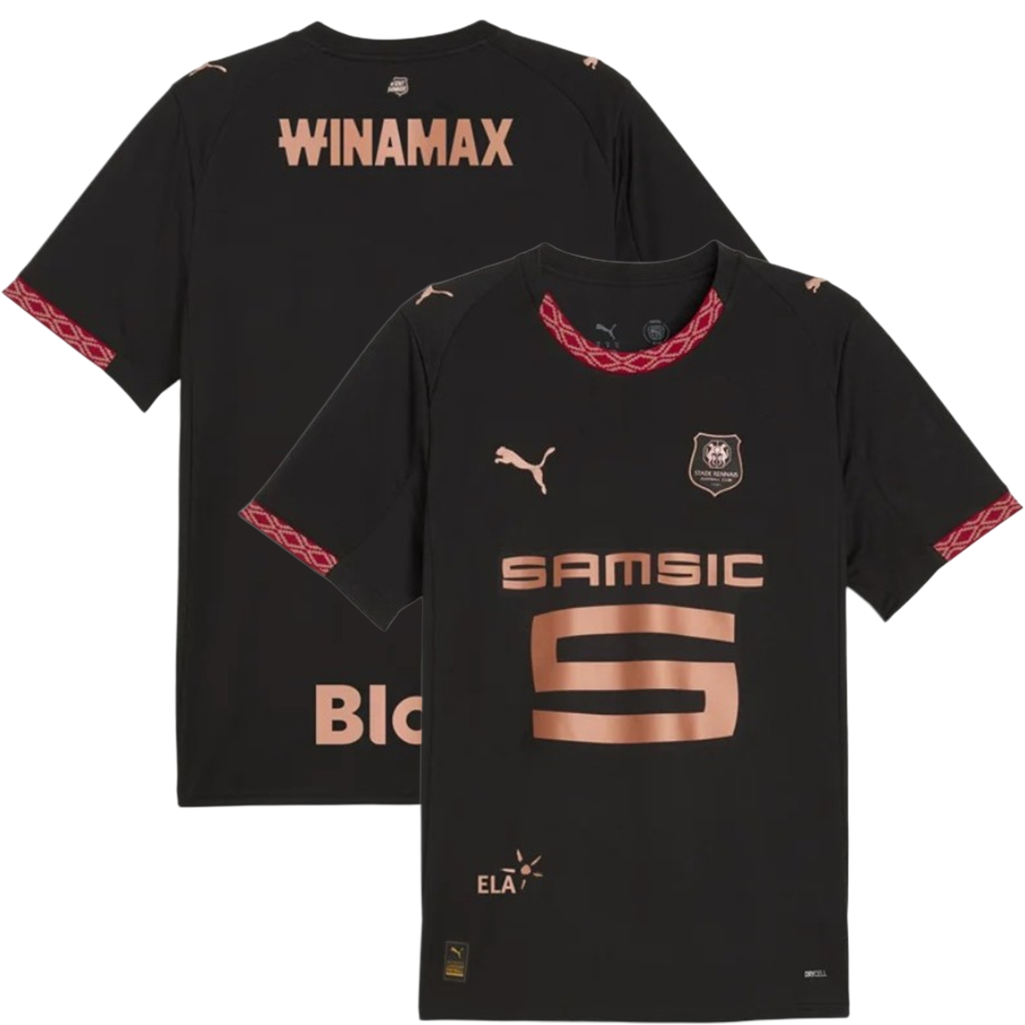Mens Stade Rennais Third Shirt 2025-26 Football Shirt