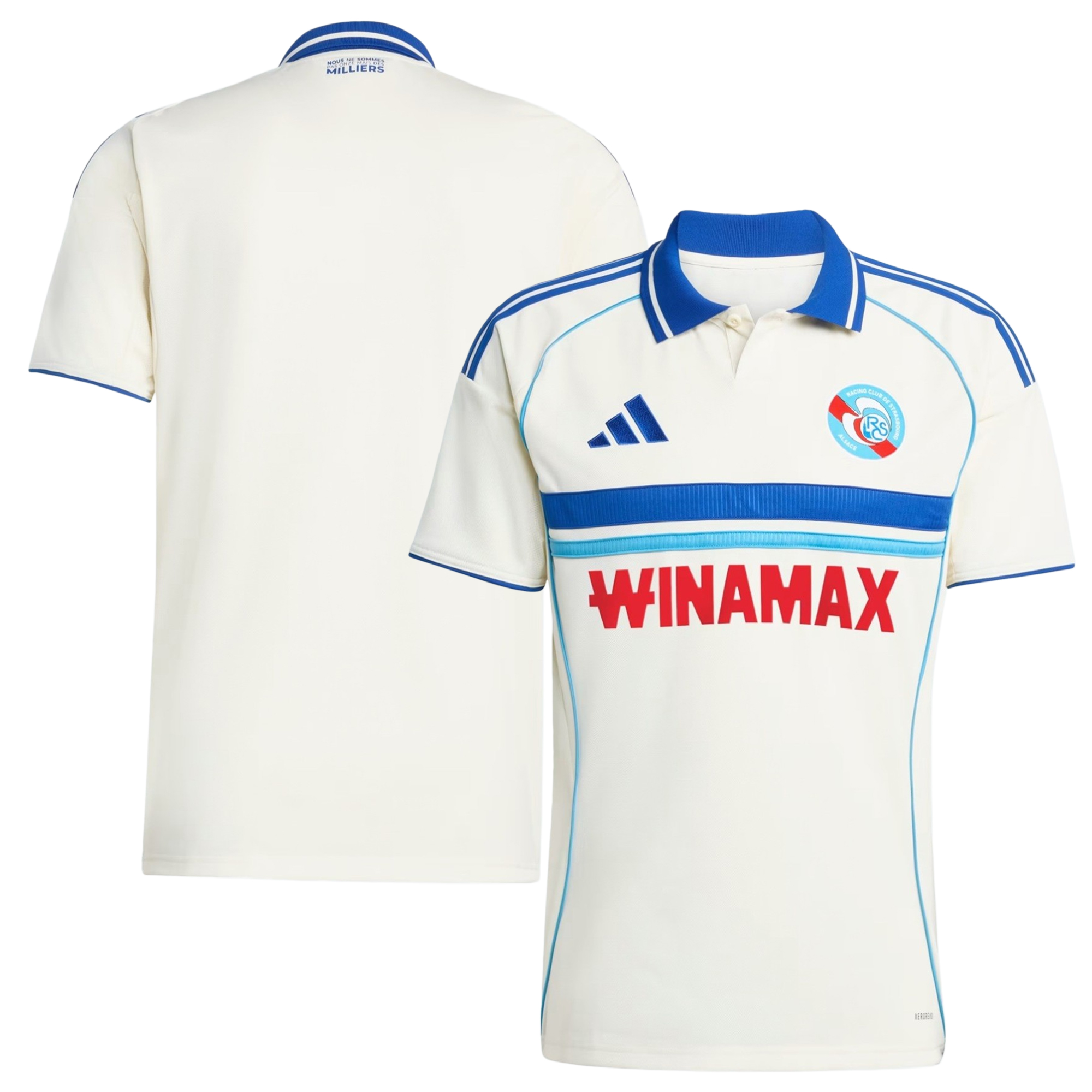 Mens Strasbourg Away Jersey 2025-26 Football Shirt