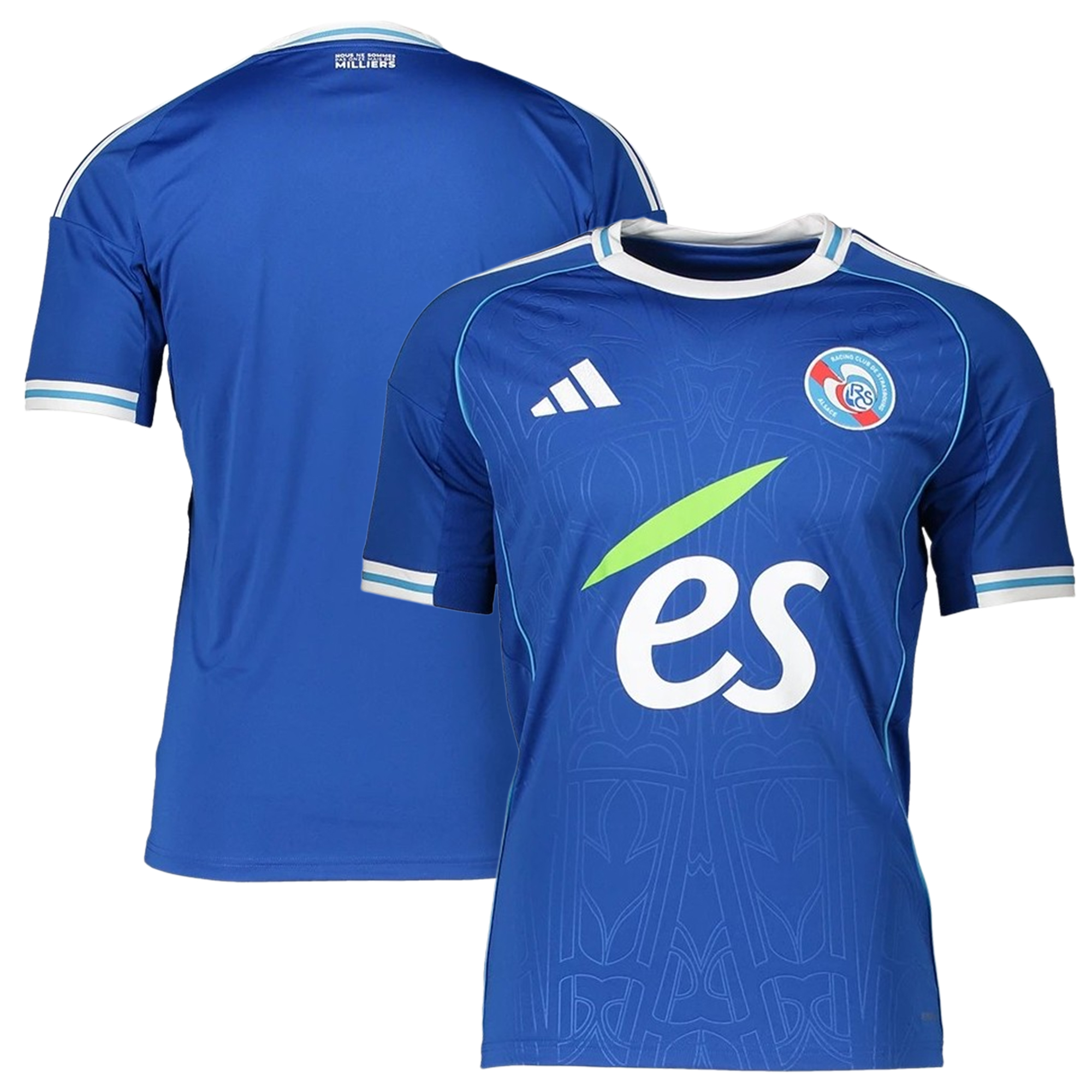 Mens Strasbourg Home Jersey 2025-26 Football Shirt