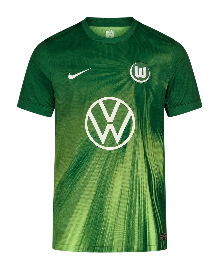 Mens VfL Wolfsburg Home Jersey 2025-26 Football Shirt