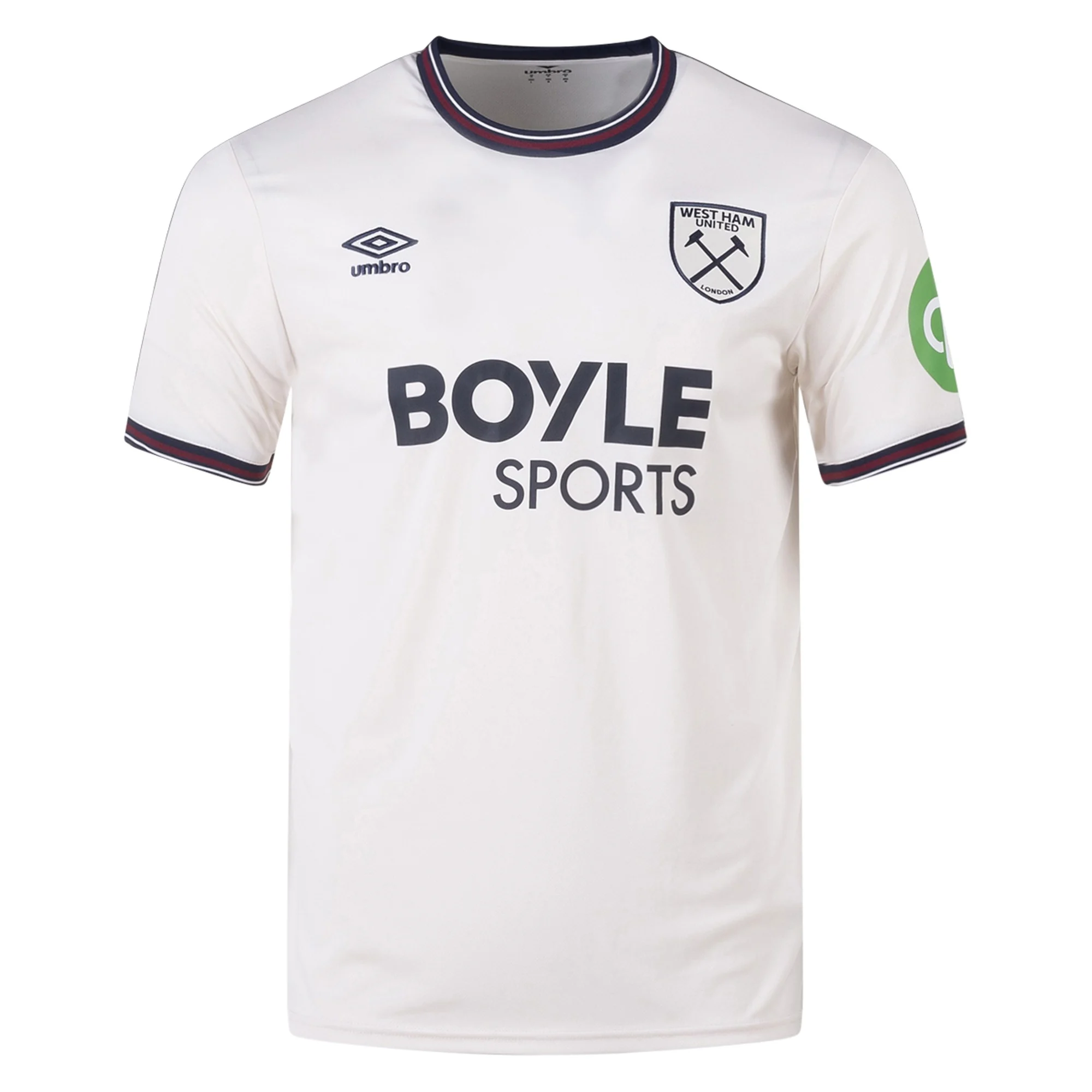Mens West Ham United Away Shirt 2025-26 Football Shirt