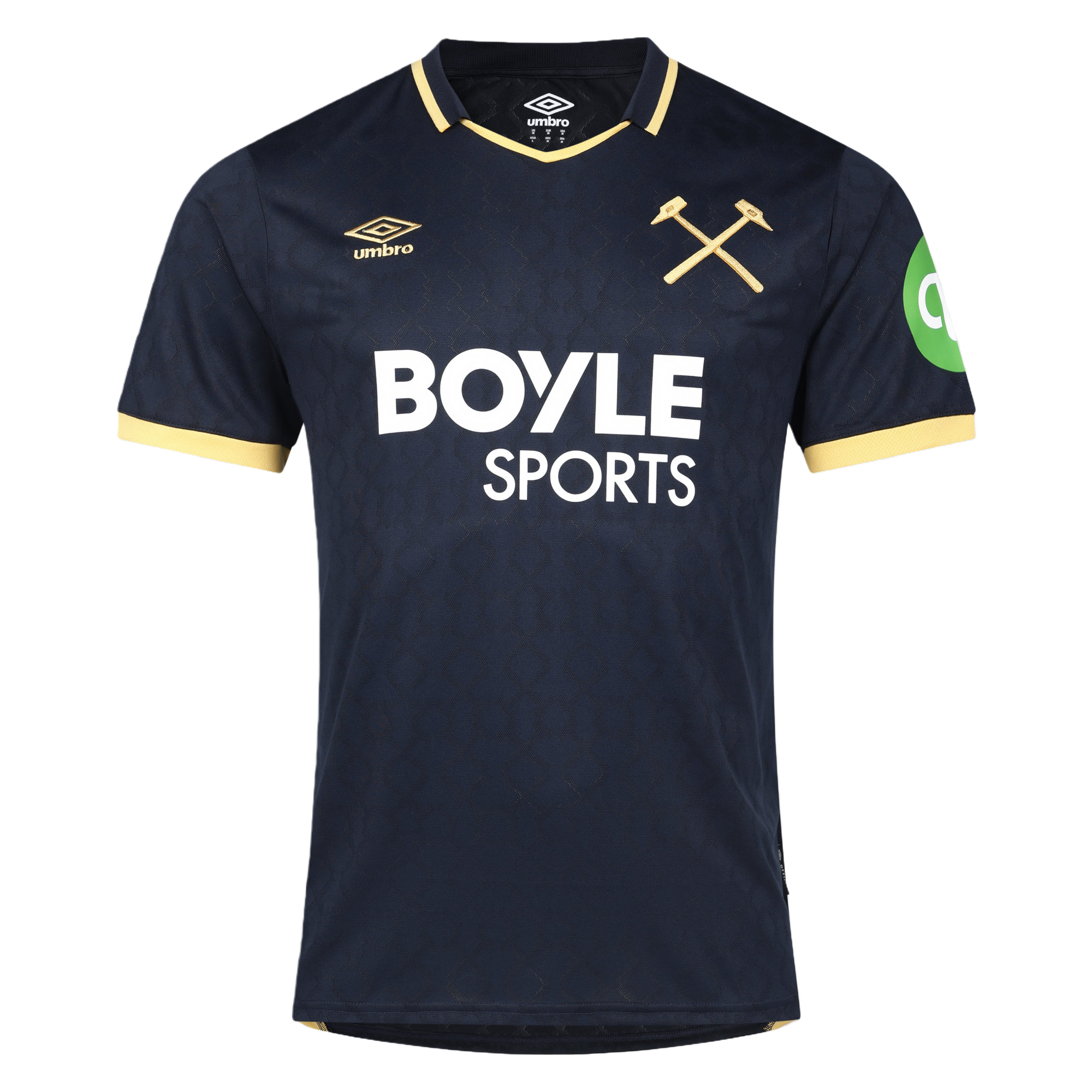 Mens West Ham United Third Shirt 2025-26 Football Shirt