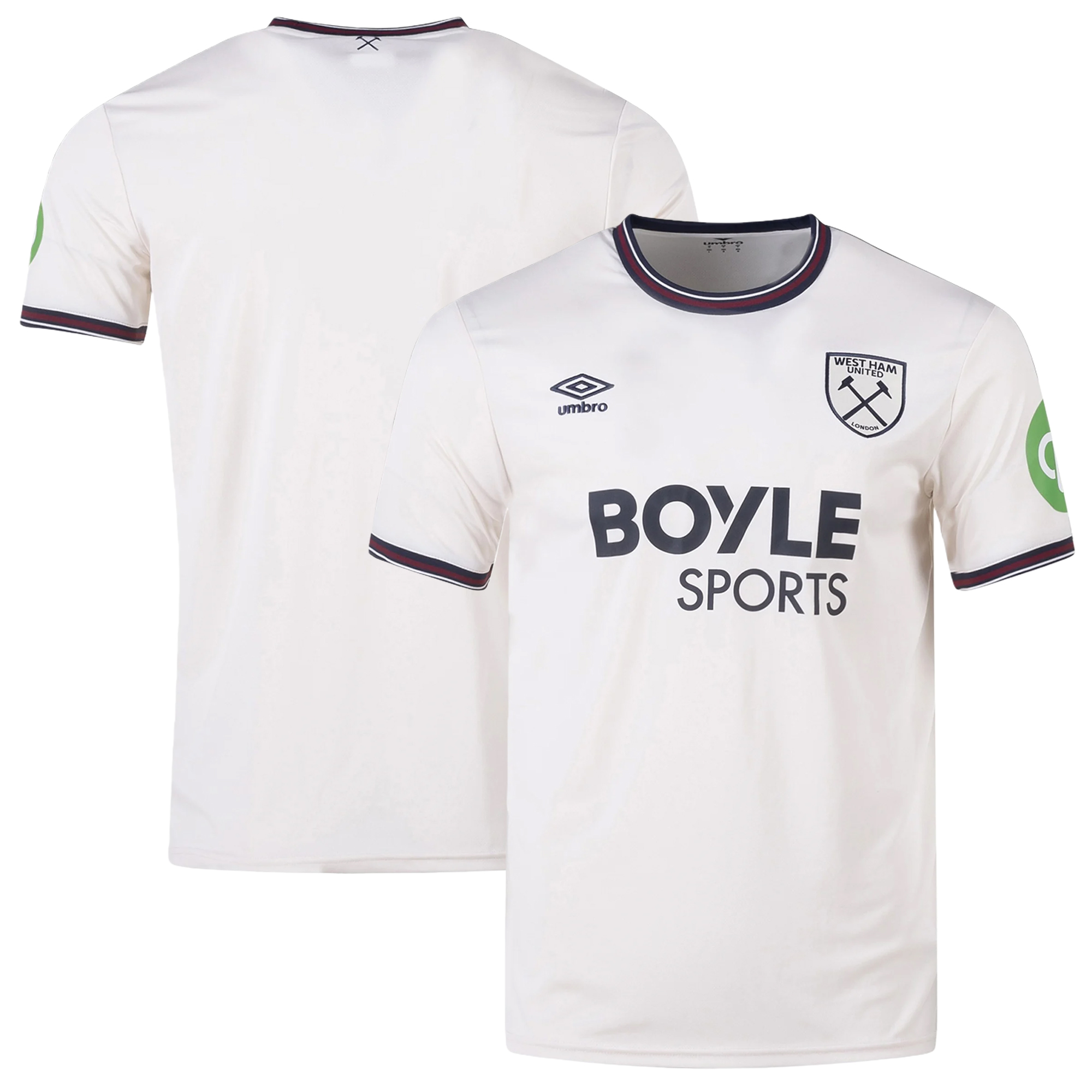 Mens West Ham United Away Shirt 2025-26 Football Shirt