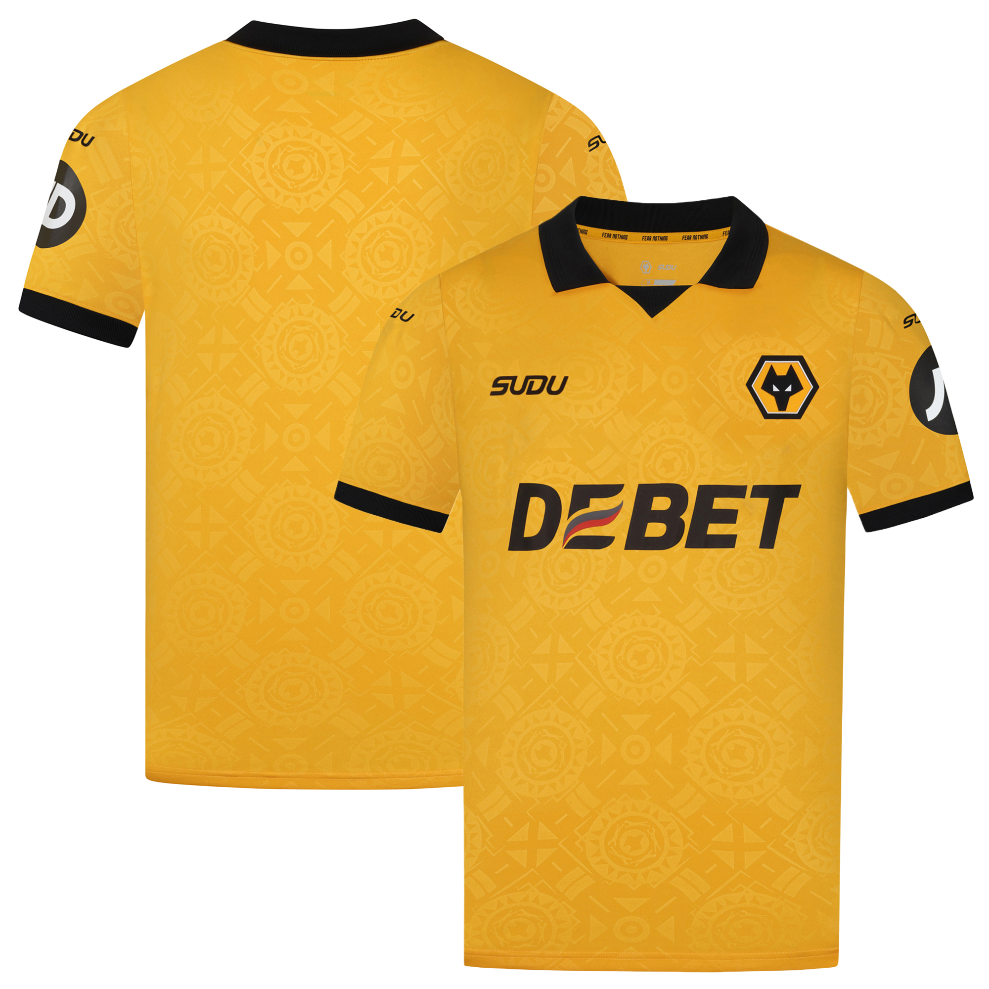 Mens Wolves Home Shirt 2025-26 Football Shirt