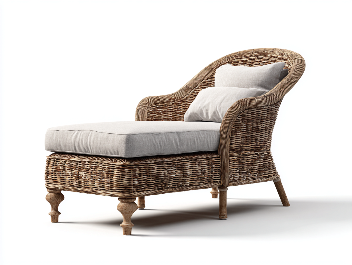 Tumbonas de exterior con respaldo 170x70x85 cm - ratán - beige-marrón - diseño clásico-Zinarohome