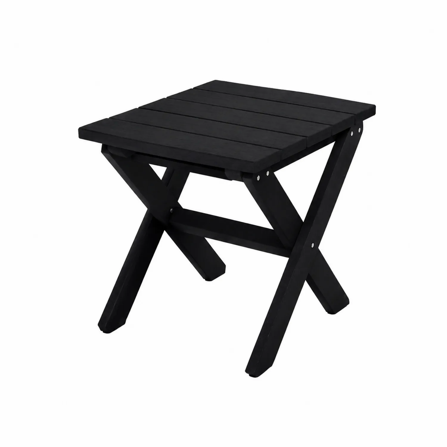 Table pliante en bois noir