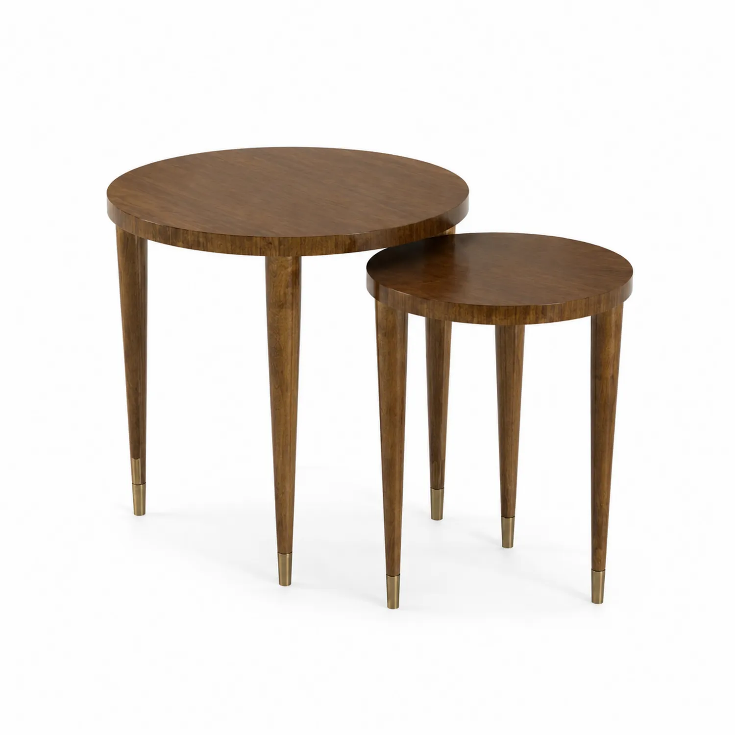 Ensemble de Tables Gigognes Rondes en Bois