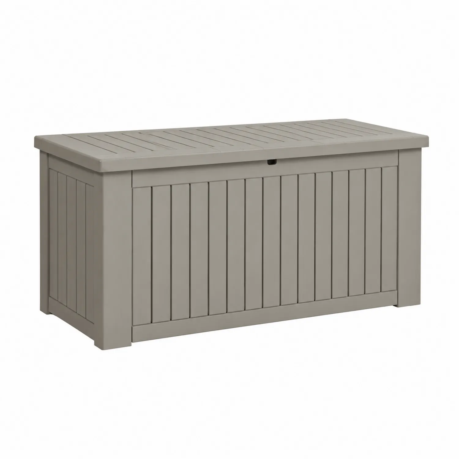 Coffre de Rangement en Plastique Gris 117x56x45 cm