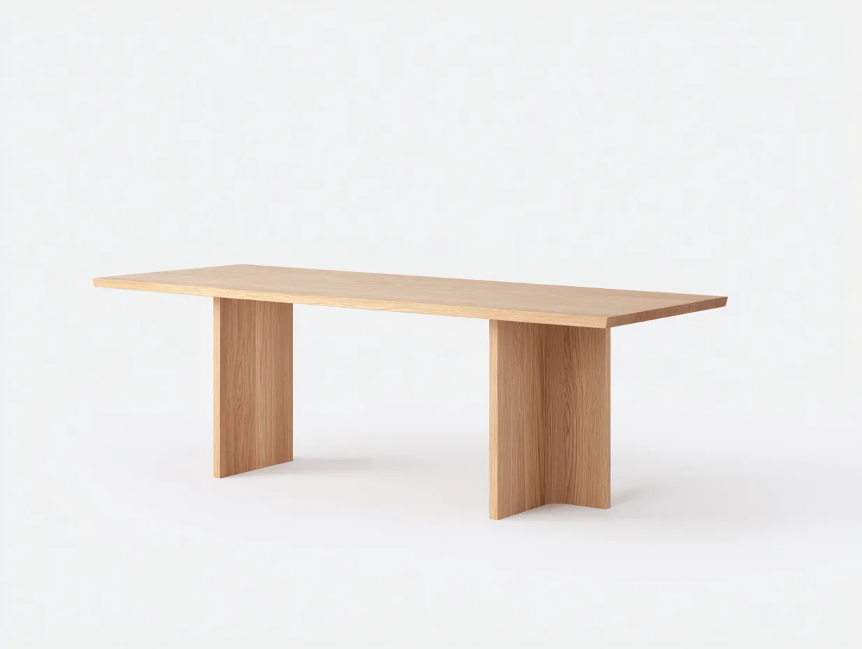 Esstisch aus Holz 170x90x75 cm - Eichefarben - für das Esszimmer - modernes Design-Pavaiabode