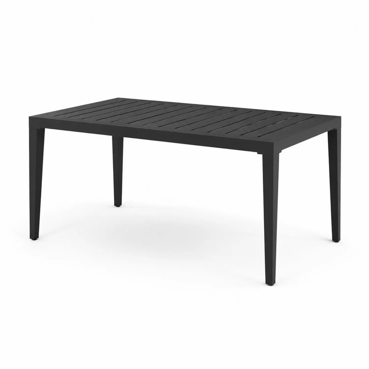 Gartentisch Aluminium Schwarz 180x90 cm-Casdwell