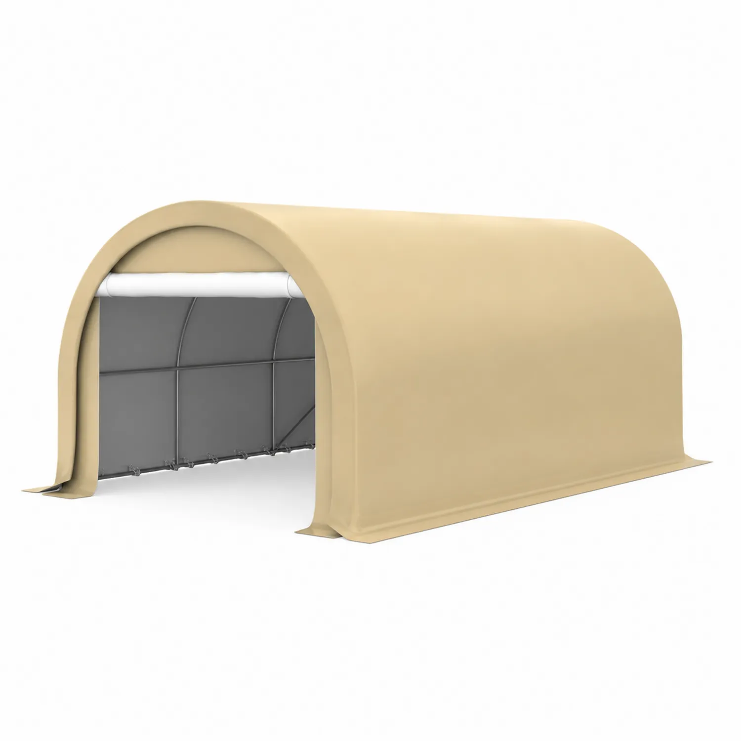 Carport Lagerzelt 4m x 3m PVC Beige-Casdwell