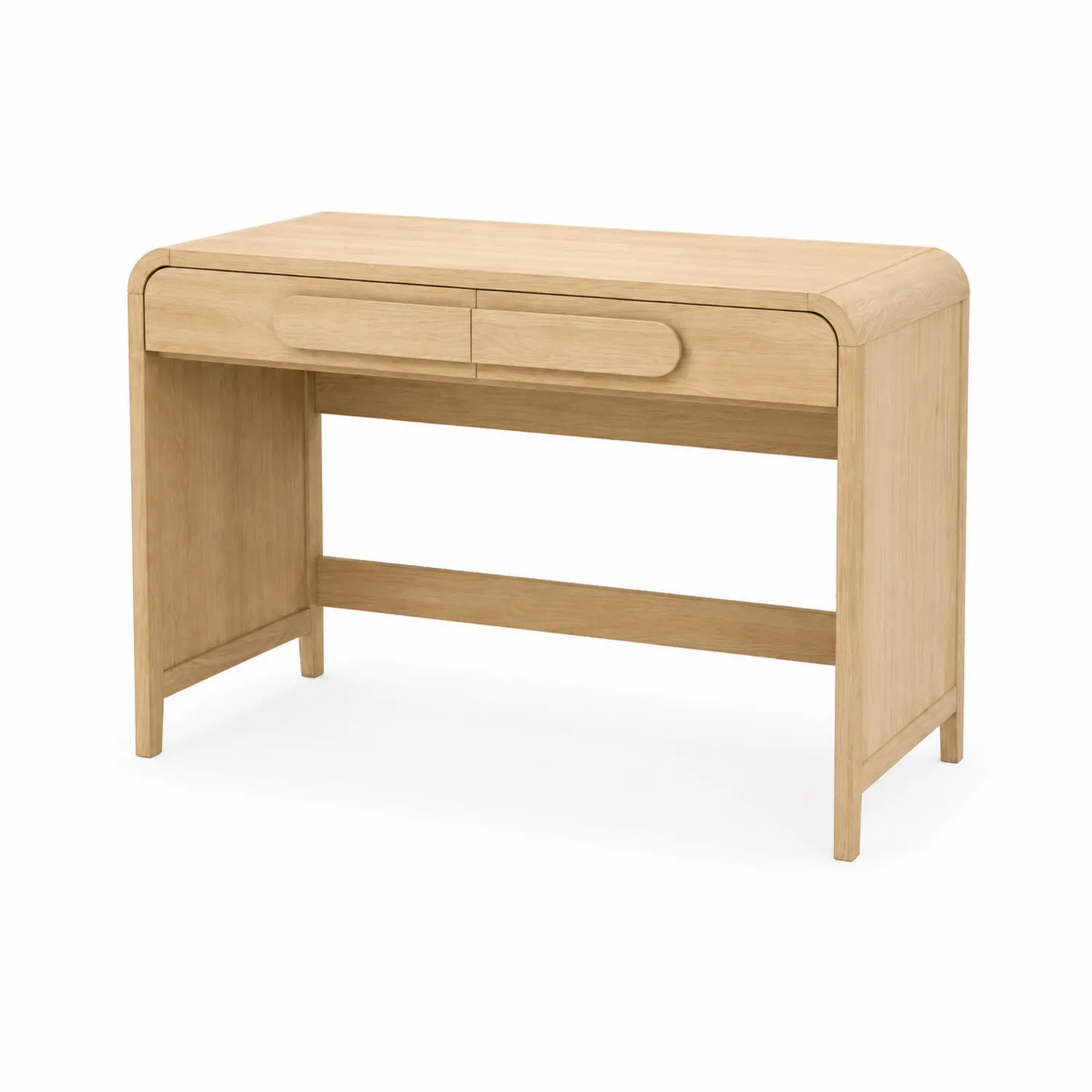 Schreibtisch aus Eichenholz mit Schubladen 120cm Natur-Casdwell