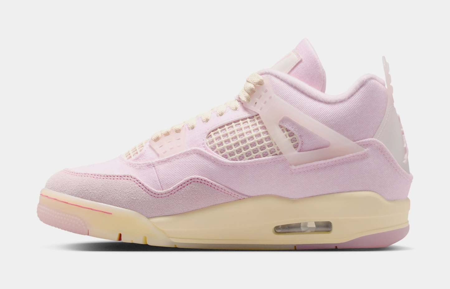 4 Retro Pink Pearl And Iced Carmine Womens Lifestyle Shoes (Pearl Pink/Iced Carmine/Coconut Milk)