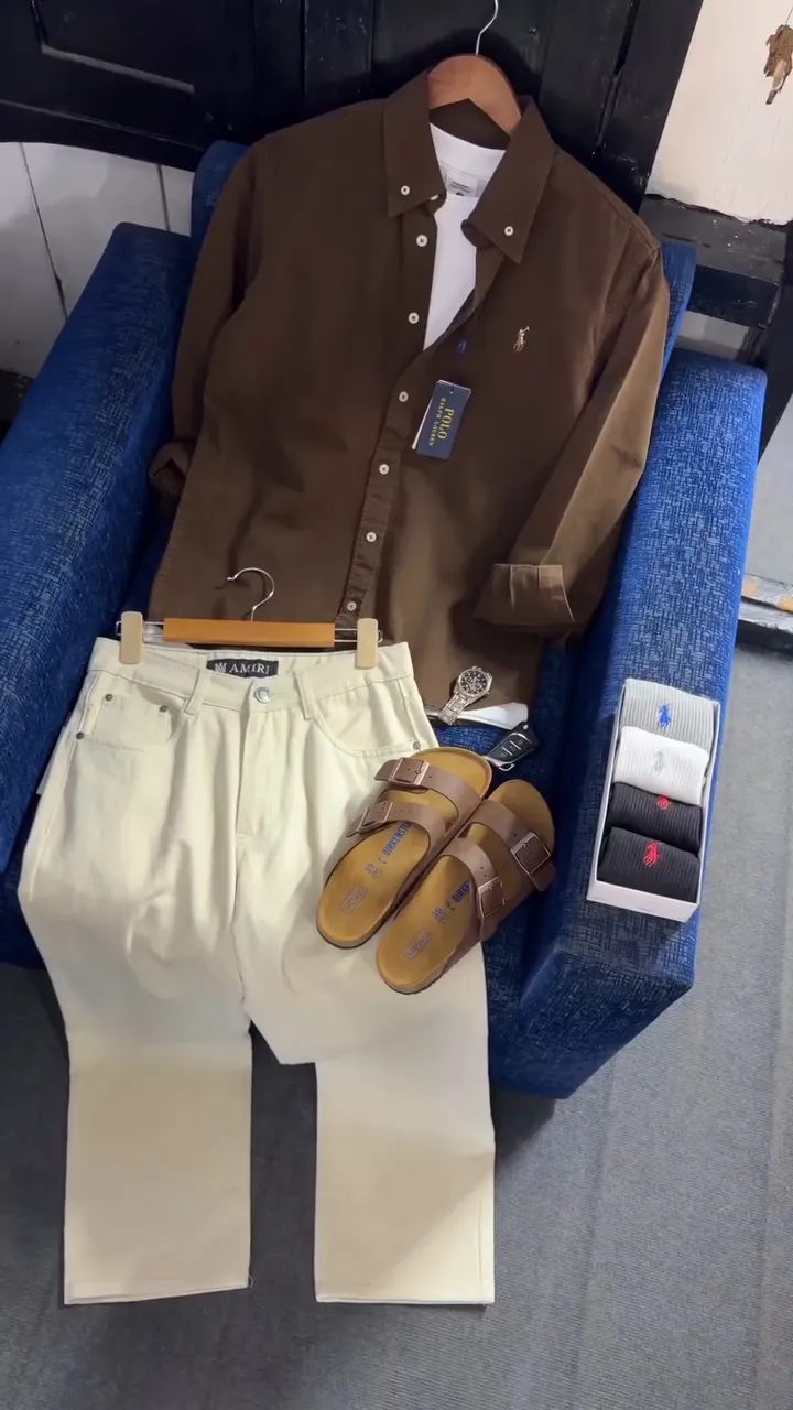 Elegant Cotton-Linen Polo Set