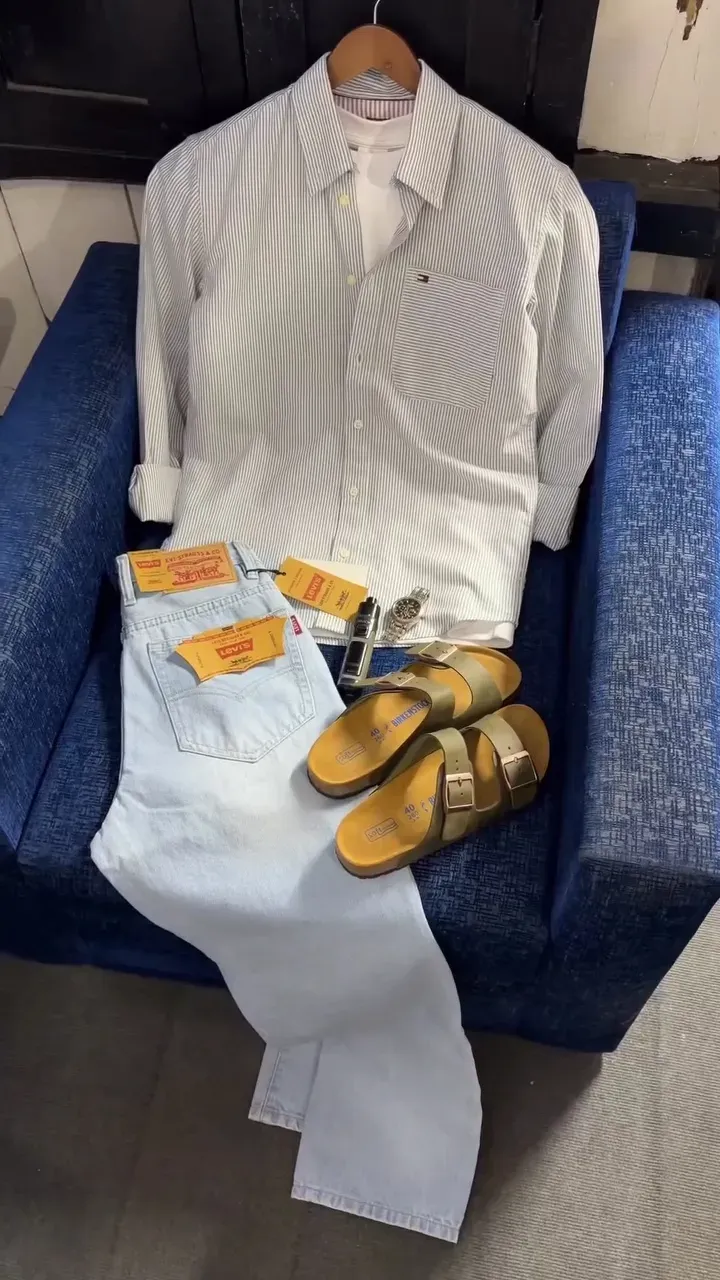 Elegant Cotton-Linen Polo Set