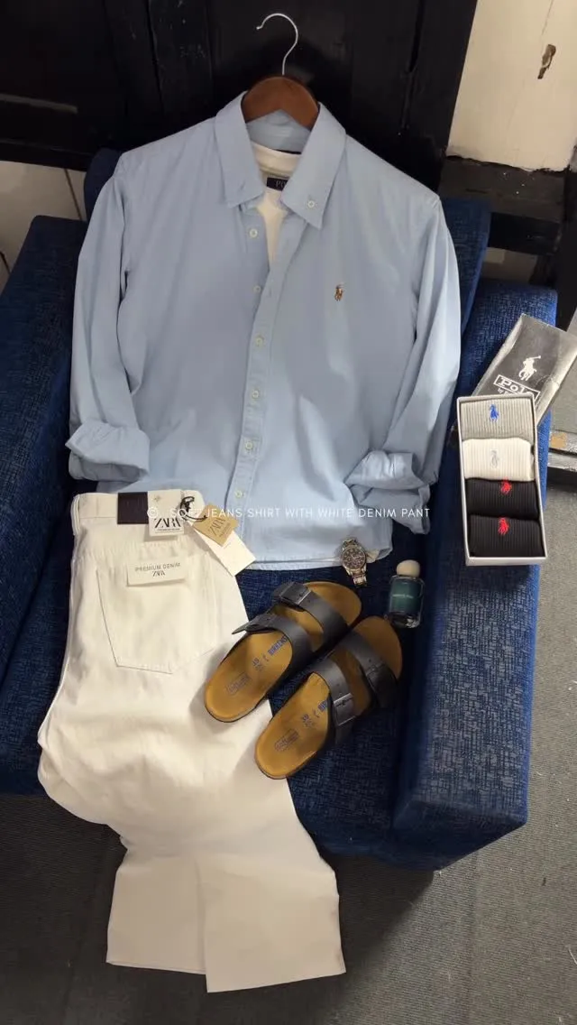 Elegant Cotton-Linen Polo Set