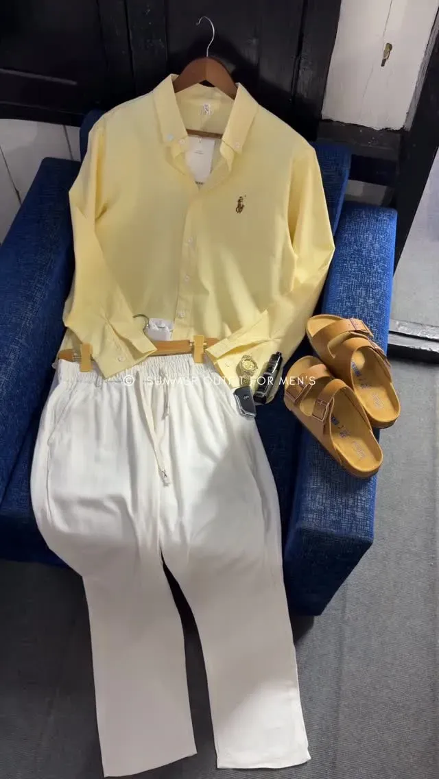 Linen polo set
