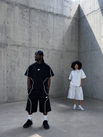 Reflective Sportswear Shorts Set