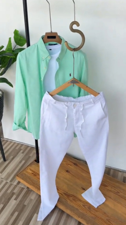 Polo Linen Combo Set