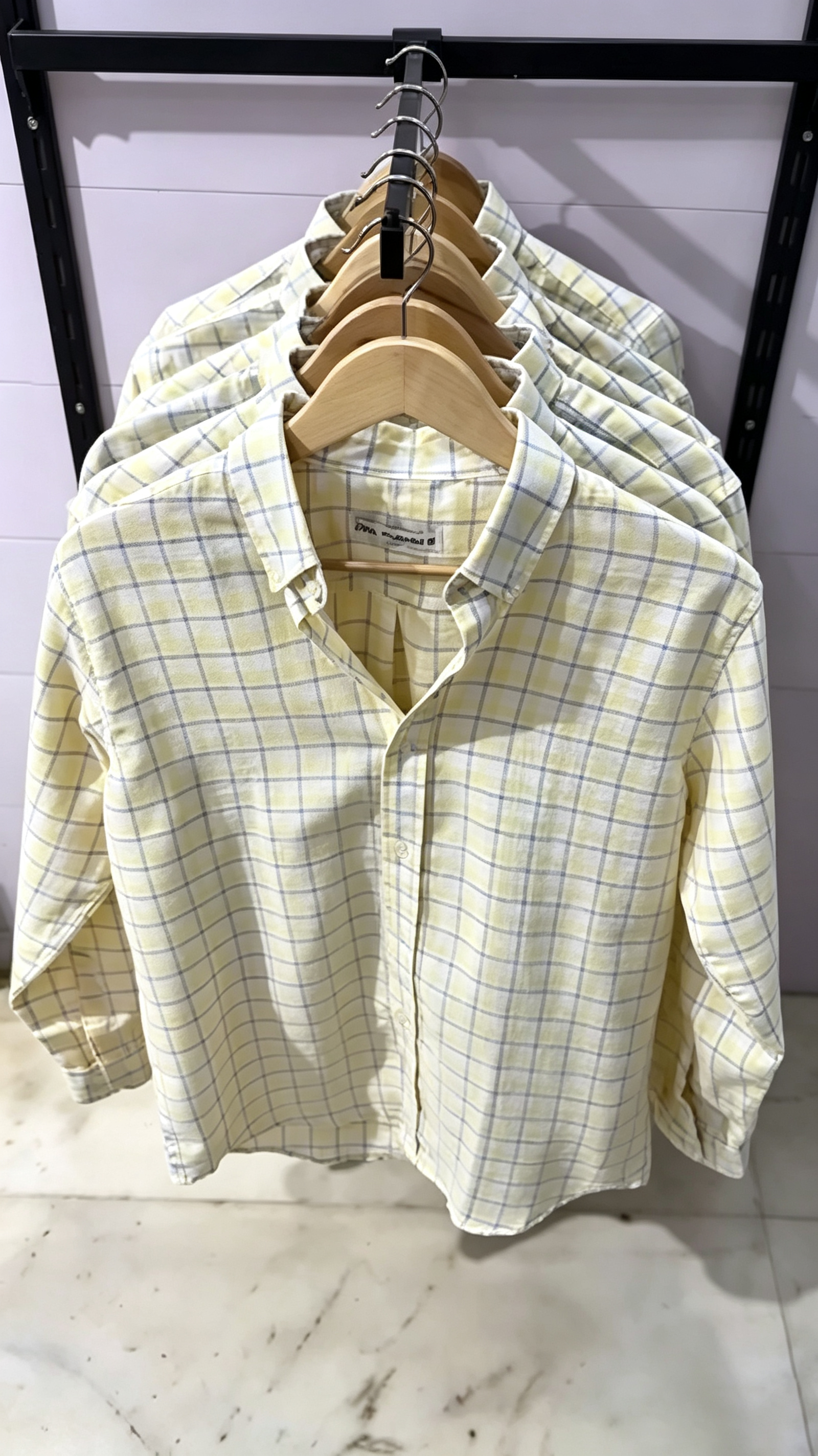 Checked Linen Polo Shirt – 3 Colors