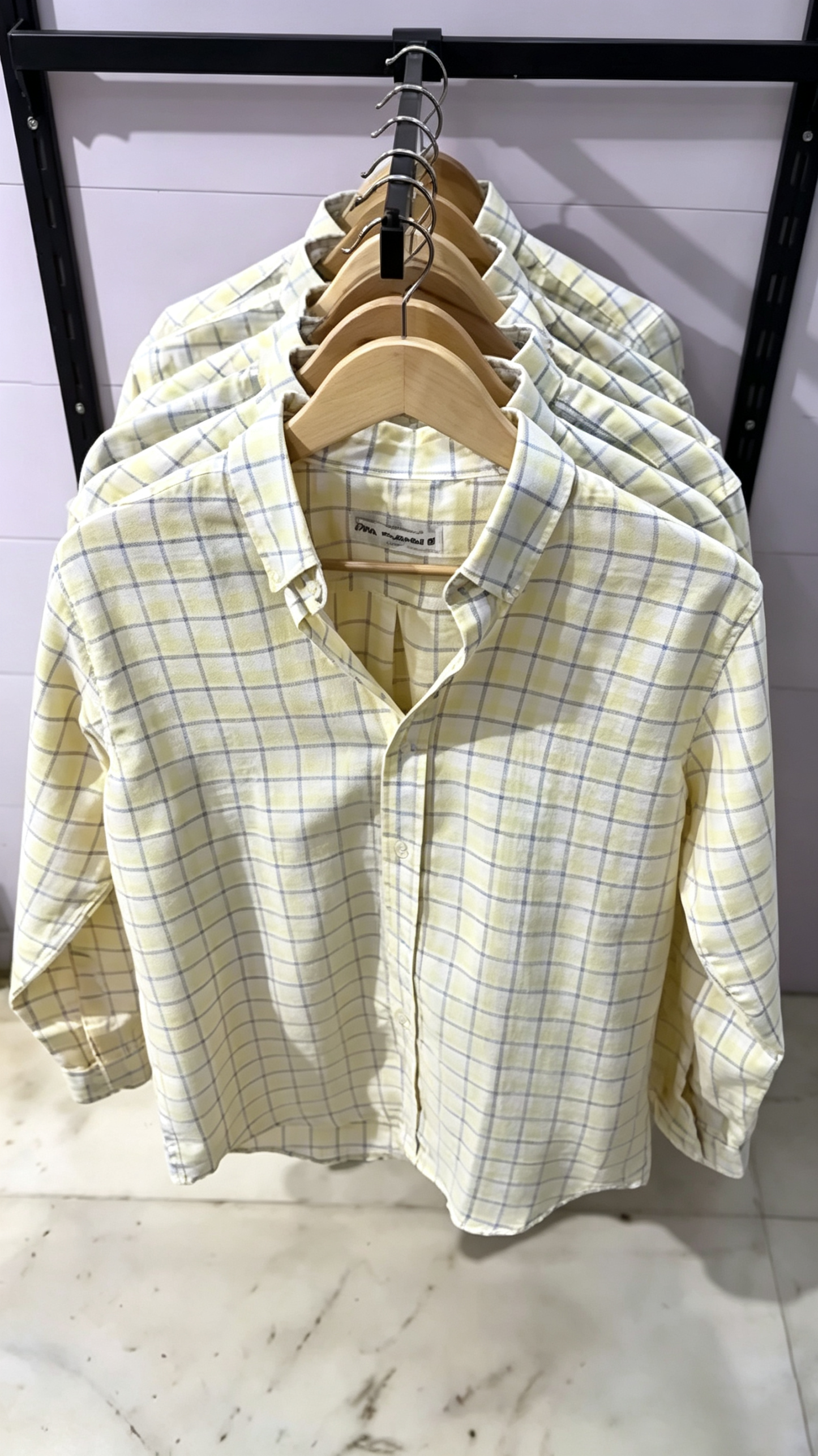 Checked Linen Polo Shirt – 3 Colors