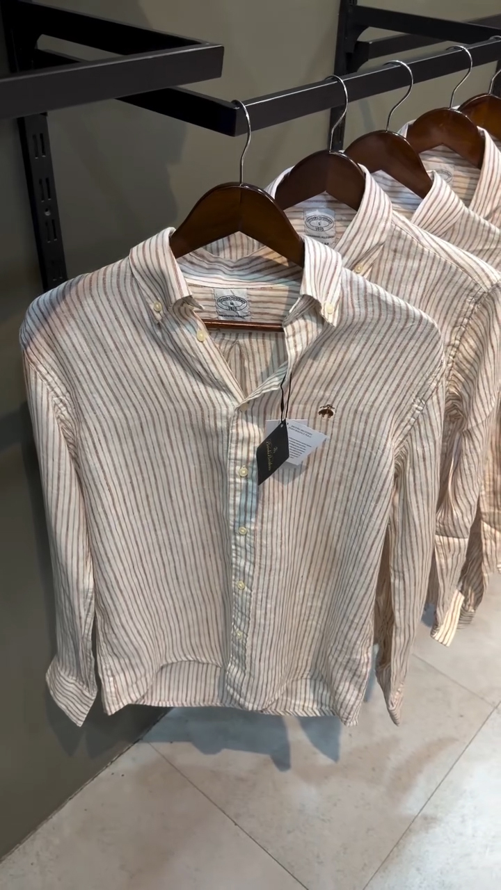 Stripe Linen Polo Shirt – 5 Colors