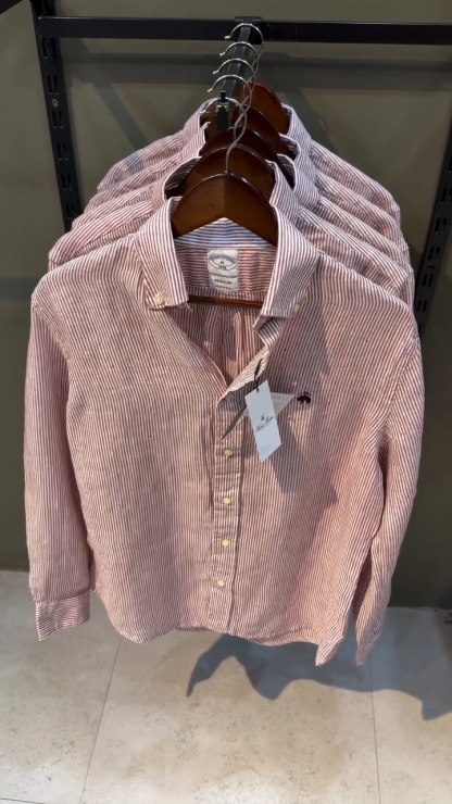 Stripe Linen Polo Shirt – 5 Colors