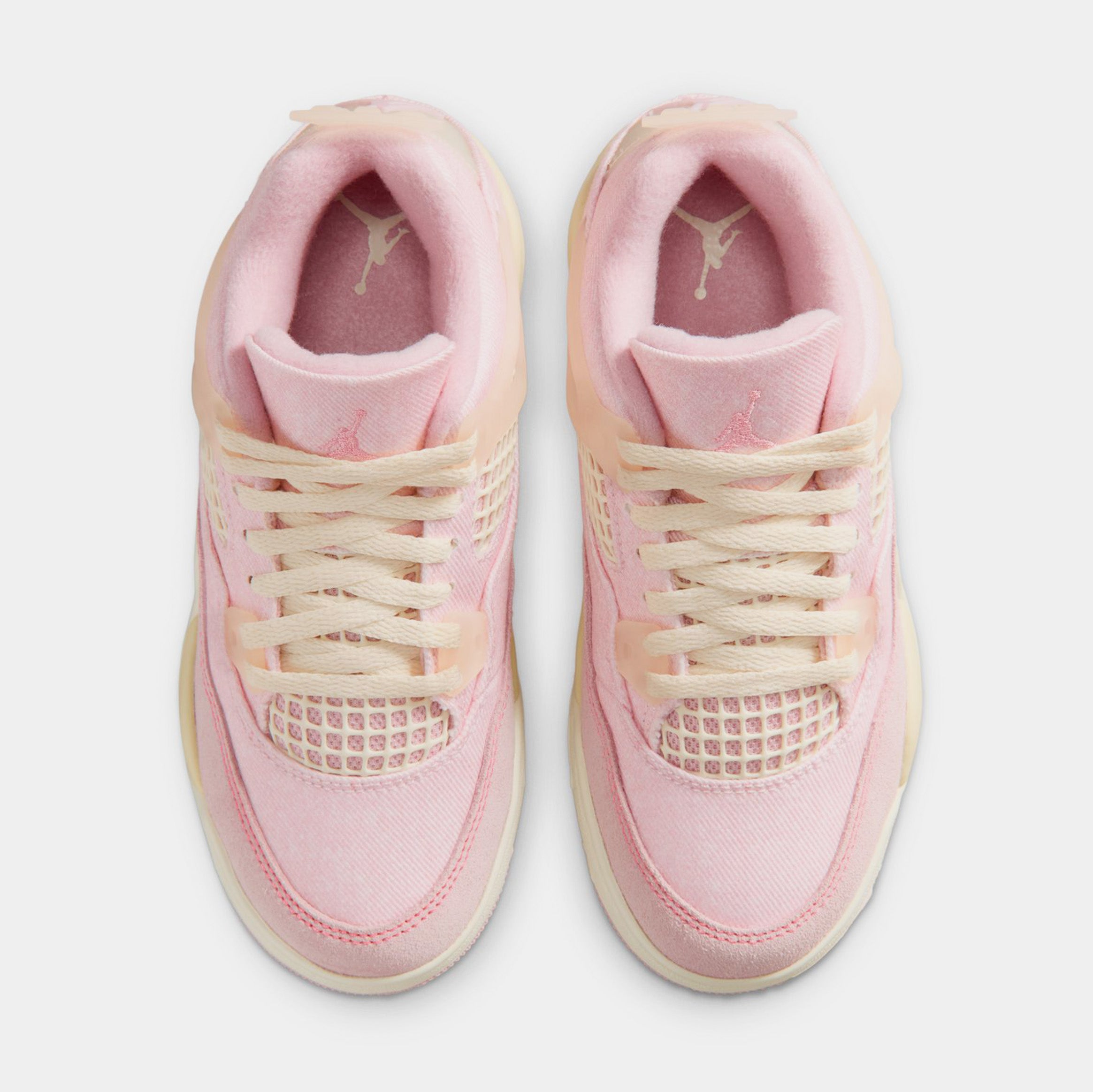 4 Retro Pink Pearl And Iced Carmine Preschool Lifestyle Shoes (Pearl Pink/Iced Carmine/Coconut Milk)