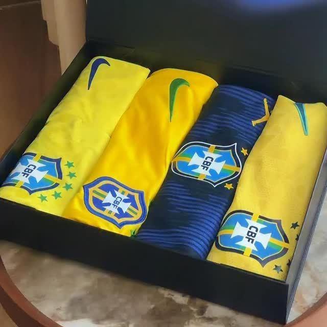 Brazil Jersey Set – (4-Piece Set)