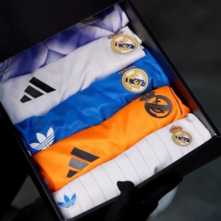Real Madrid Jersey Set – (5-Piece Set)
