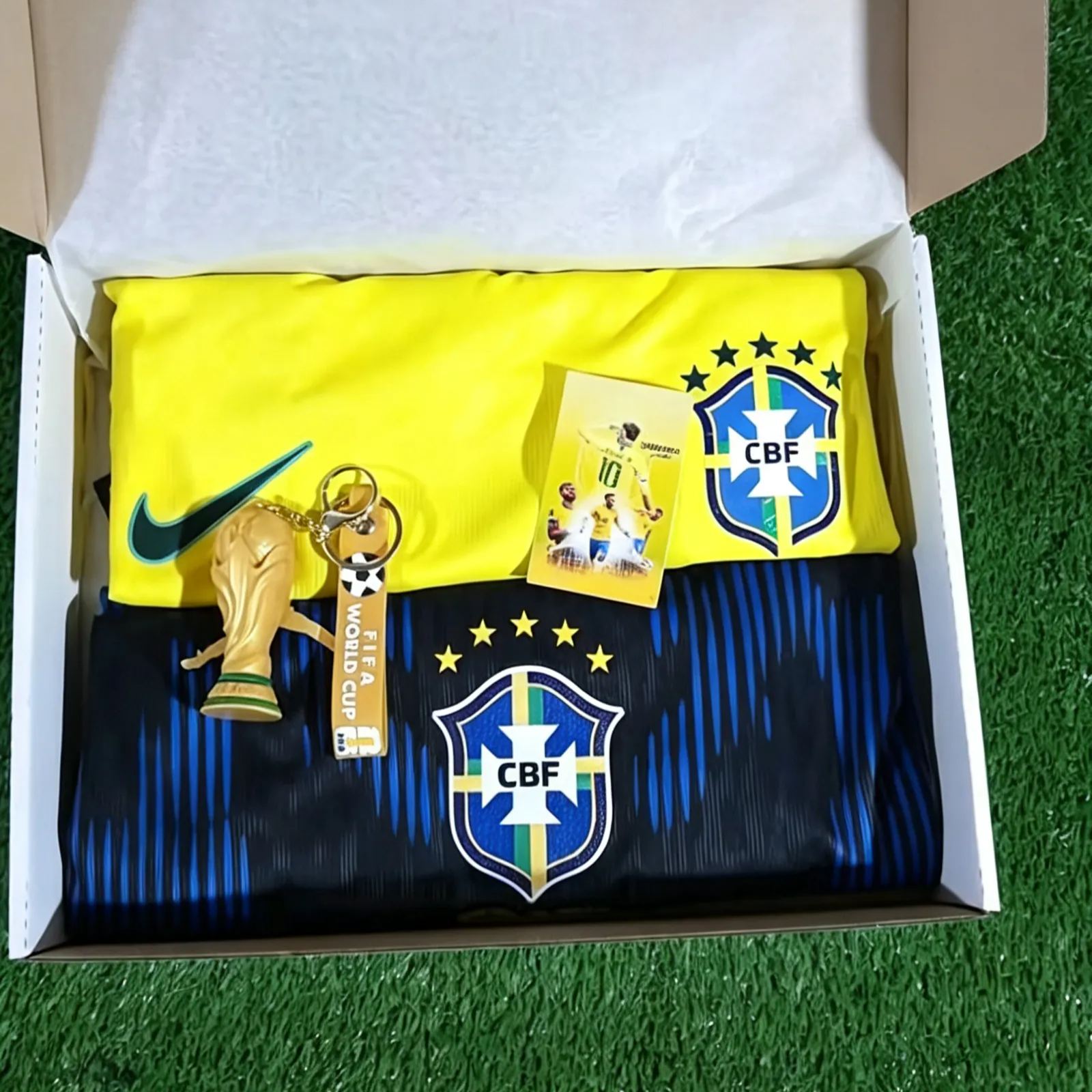 2026 World Cup Brazil Jersey Set Gift Box(2-Piece)