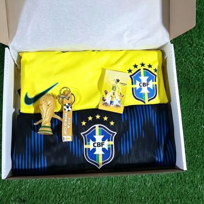 2026 World Cup Brazil Jersey Set Gift Box(2-Piece)