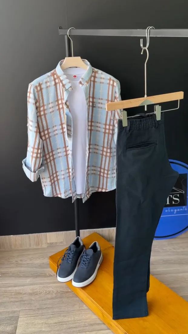 Plaid Linen Combo Set- 4 Colors