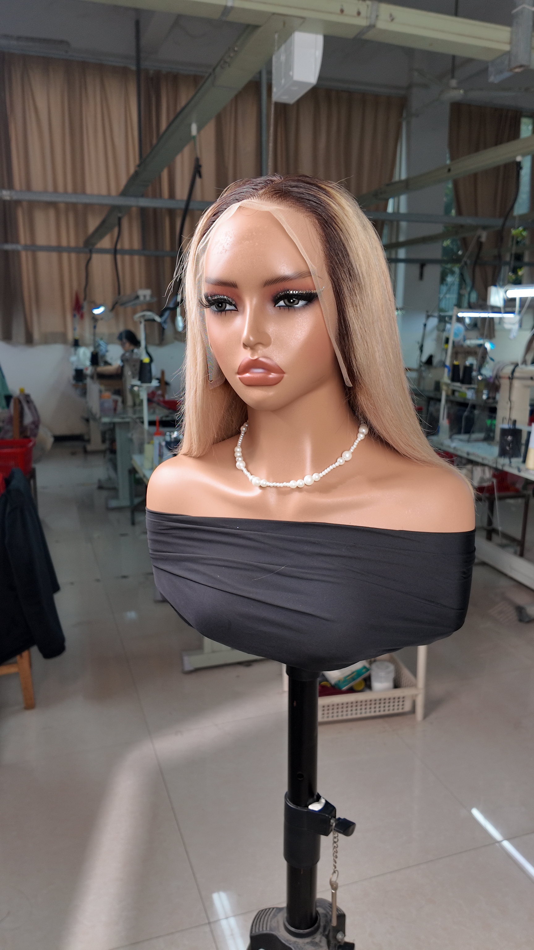 12 inch 13*4 lace Raw Hair T2/grey Platinum Blonde BOB Lace Wig | 100% Human Hair, Pre-Plucked Hairline (215 grams)