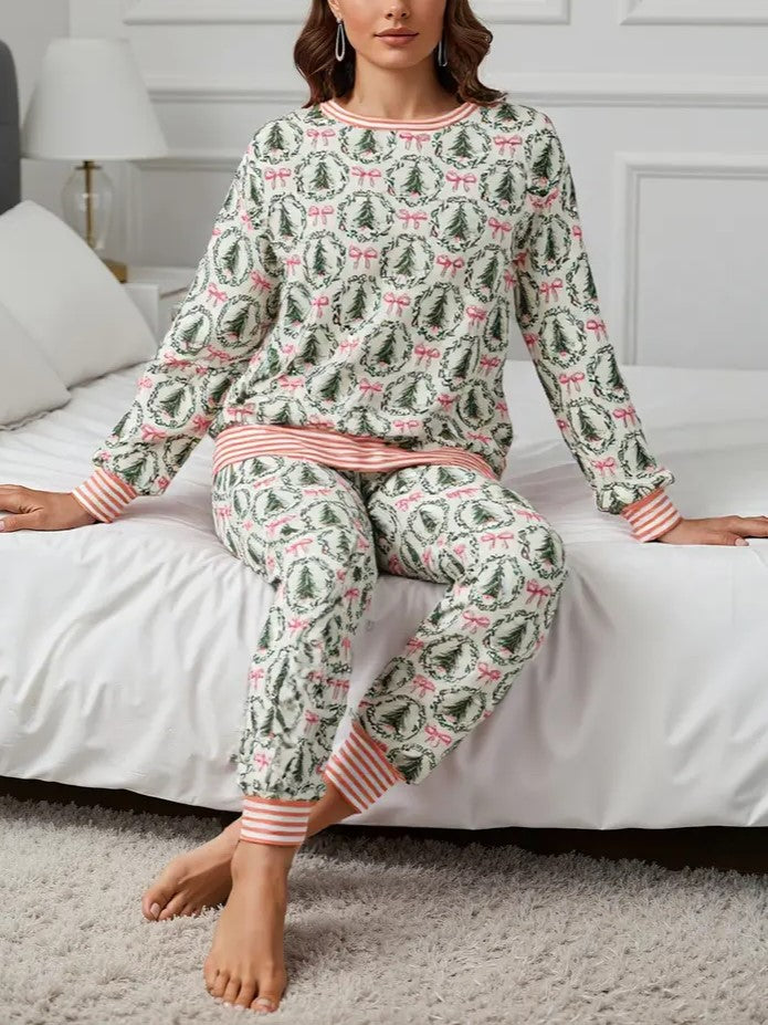 🎃Women's Cute Holiday‑Print Pajama Set🎁 Buy 2 Free Shipping!