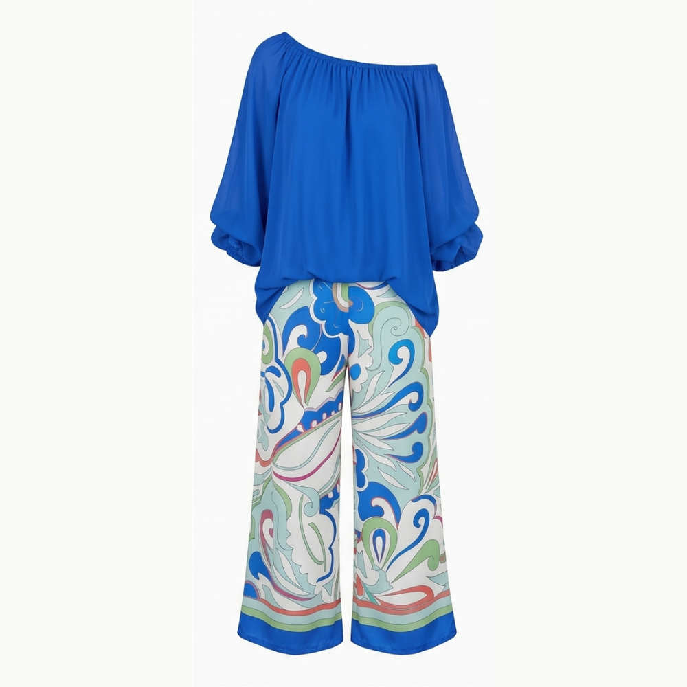 Luvella™ – Flowy Resort-Wear Two-Piece Set