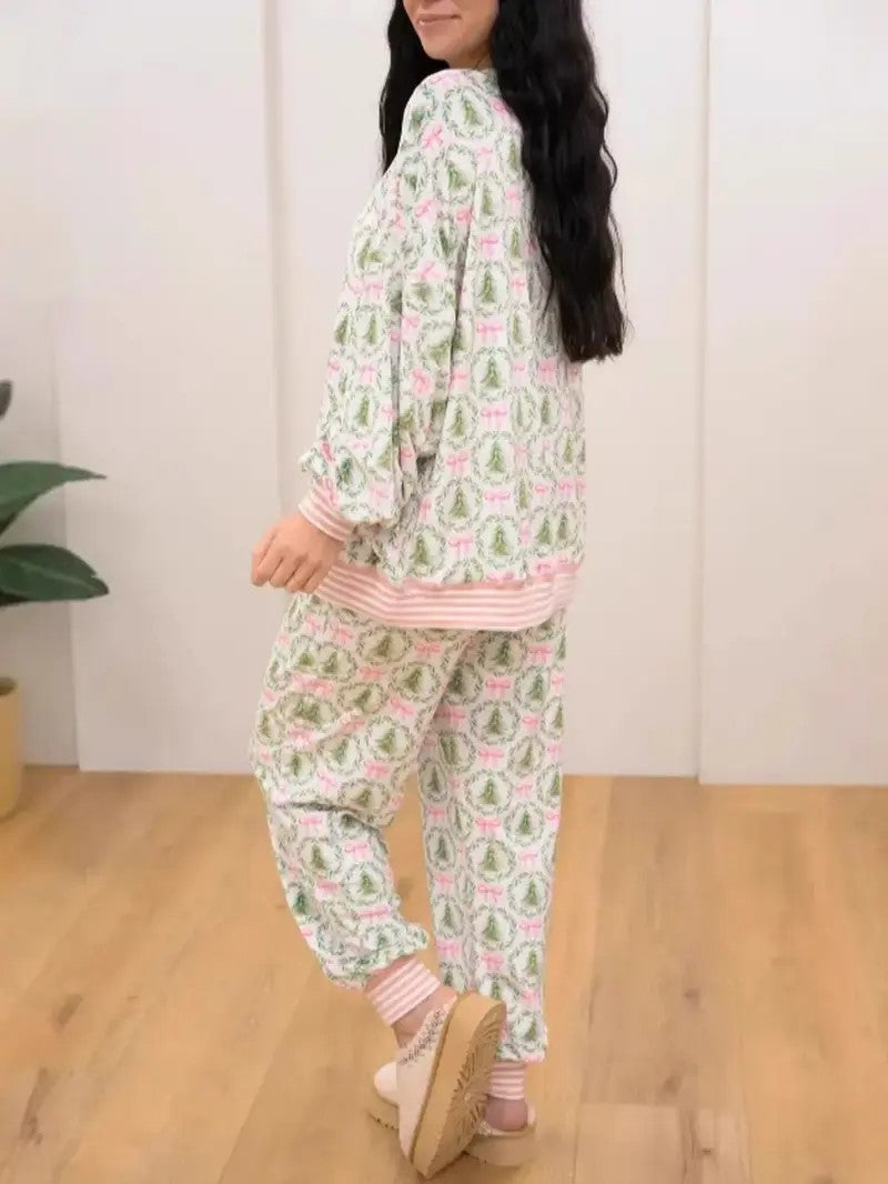 🎃Women's Cute Holiday‑Print Pajama Set🎁 Buy 2 Free Shipping!