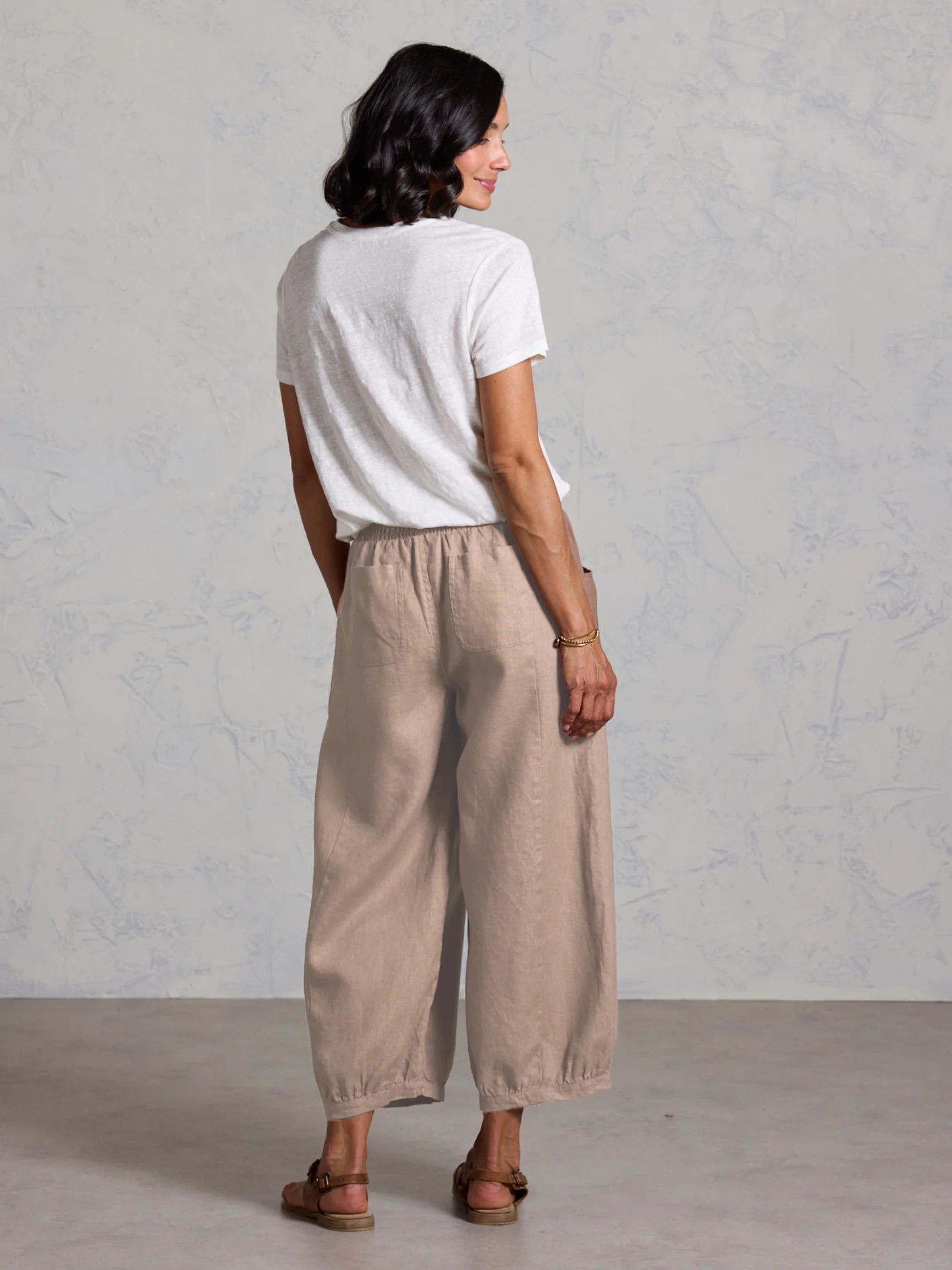 Sadhu French Linen Pants Navy