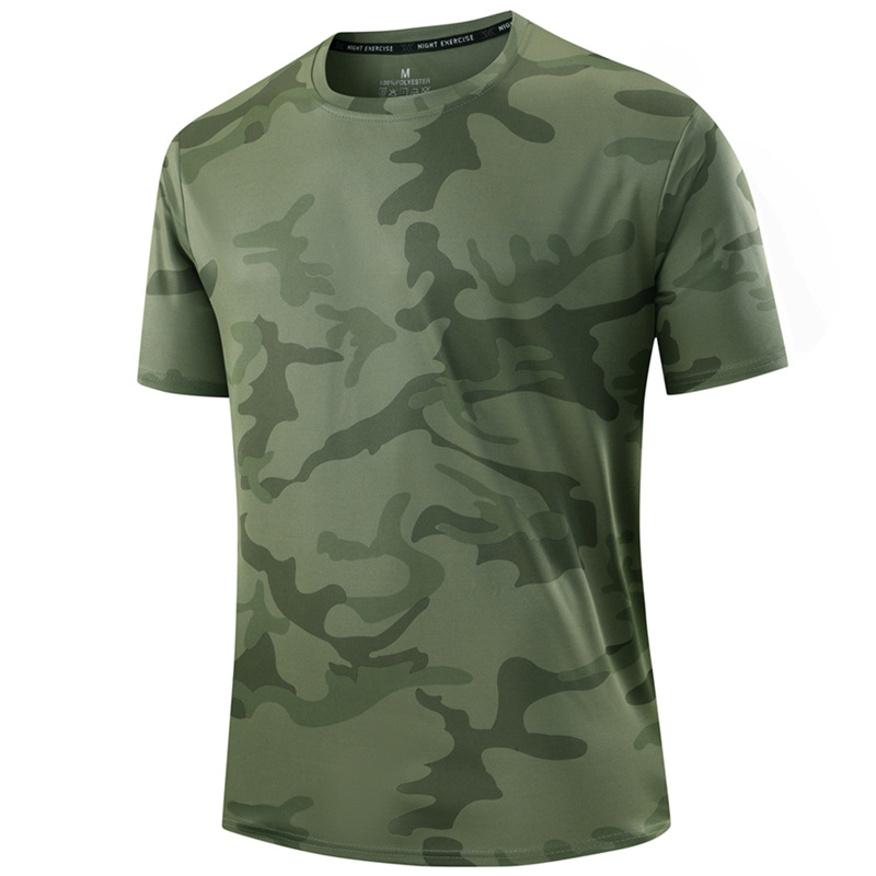 👕 50% OFF NOW! 🌿 Men's Quick Dry Camouflage Sports T-Shirt – Breathable & lightweight – Moisture-wicking perfect for gym