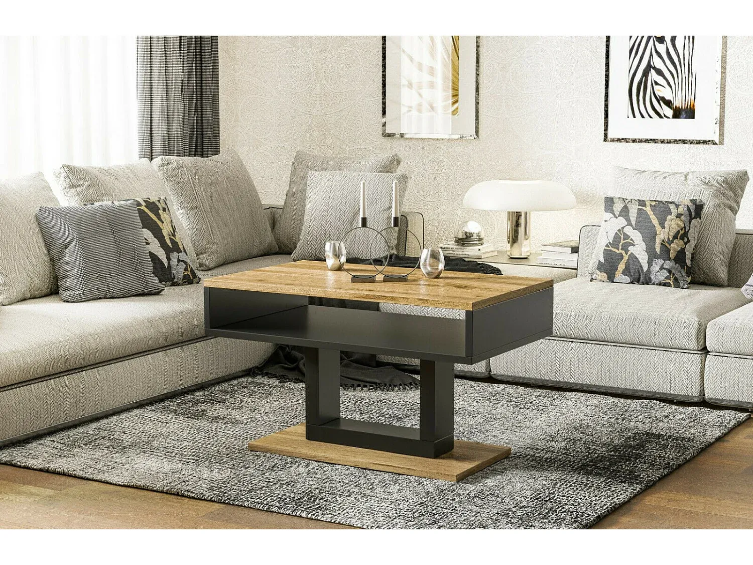 Wohnzimmer und Flur,Wohnzimmermöbel,Couchttisch nicht ausziehbar-nestavunoa