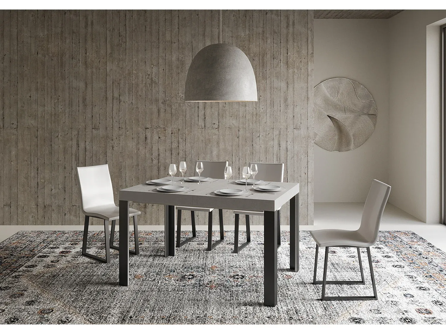 Esszimmer und Küche,Esszimmermöbel,Ausziehbarer Tisch-nestavunoa