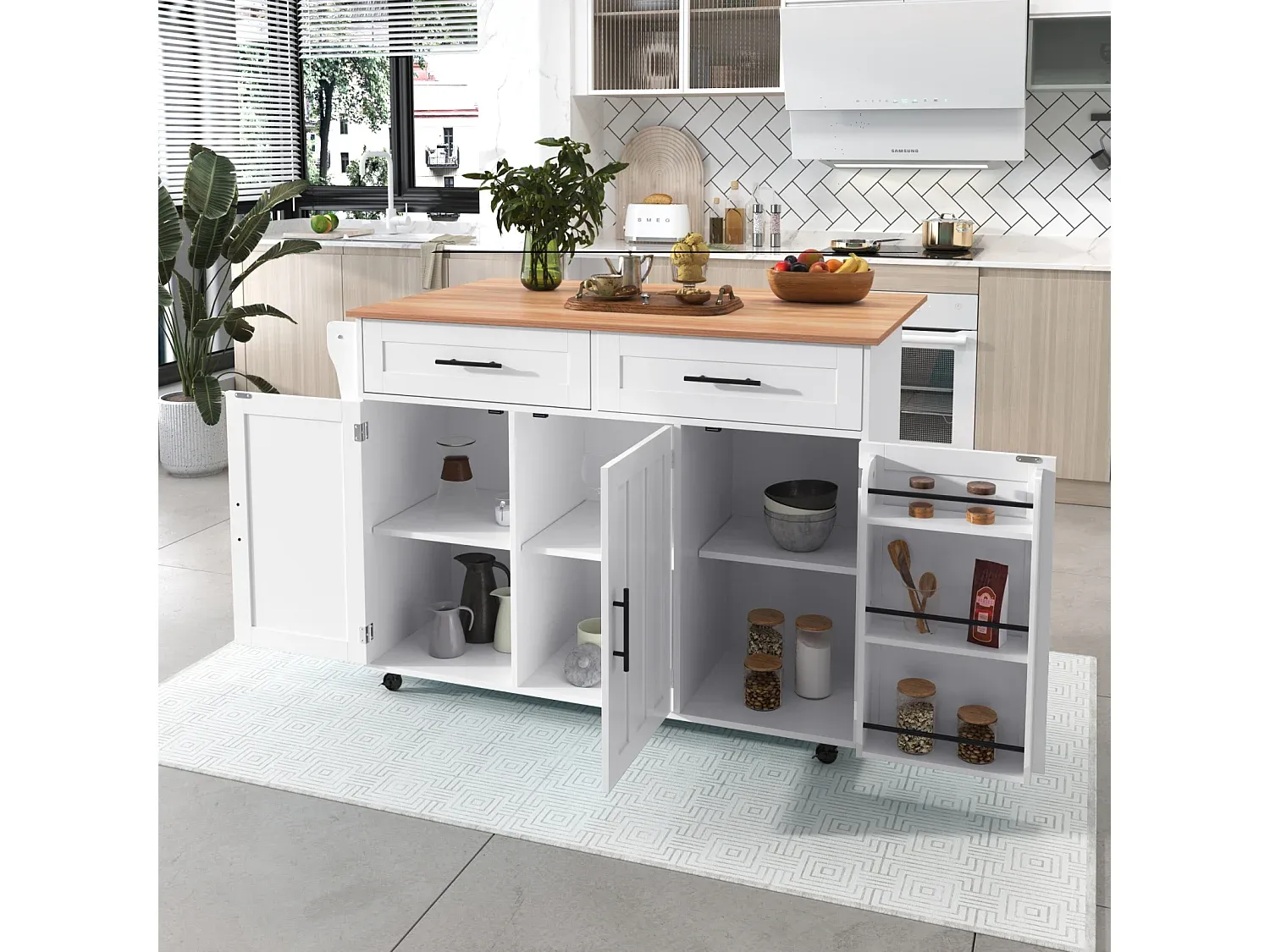 Esszimmer und Küche,Küche,Servierwagen-nestavunoa