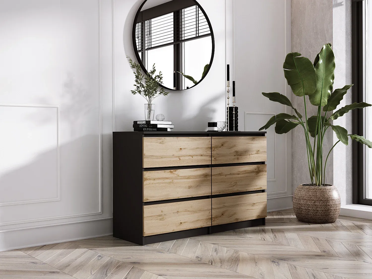 Schlafzimmer,Schlafzimmermöbel,Niedrige Kommode-nestavunoa