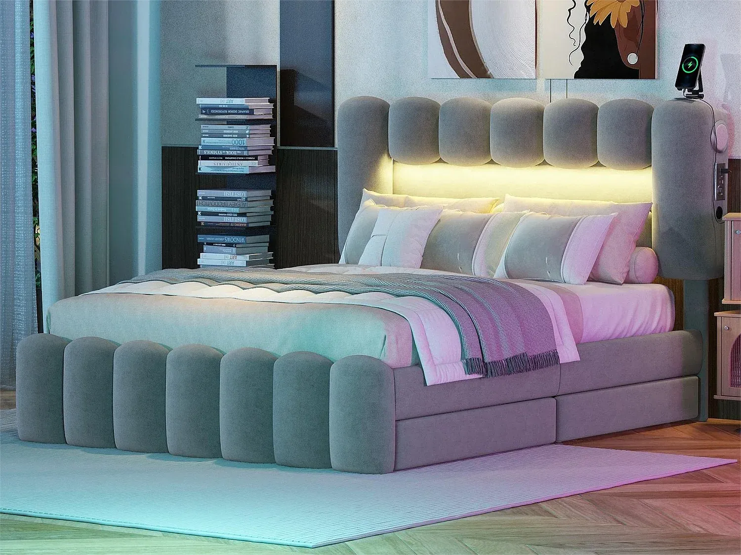Schlafzimmer,Bereich Bett,Bettrahmen-nestavunoa