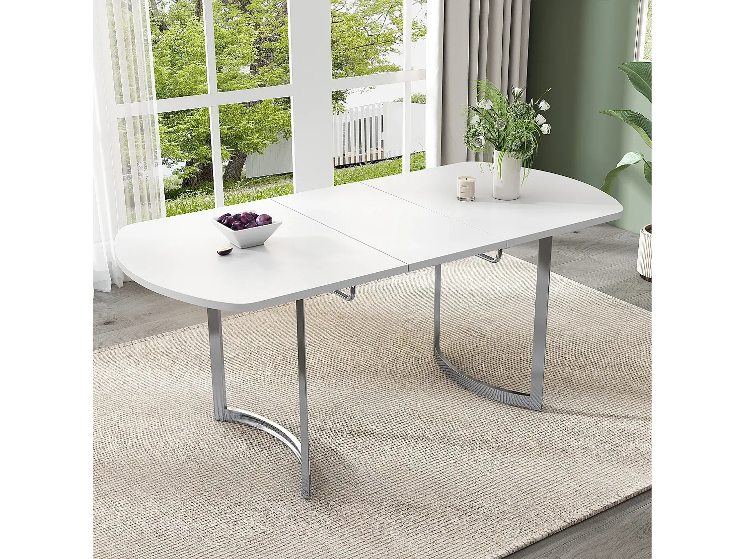 Esszimmer und Küche,Esszimmermöbel,Ausziehbarer Tisch-nestavunoa