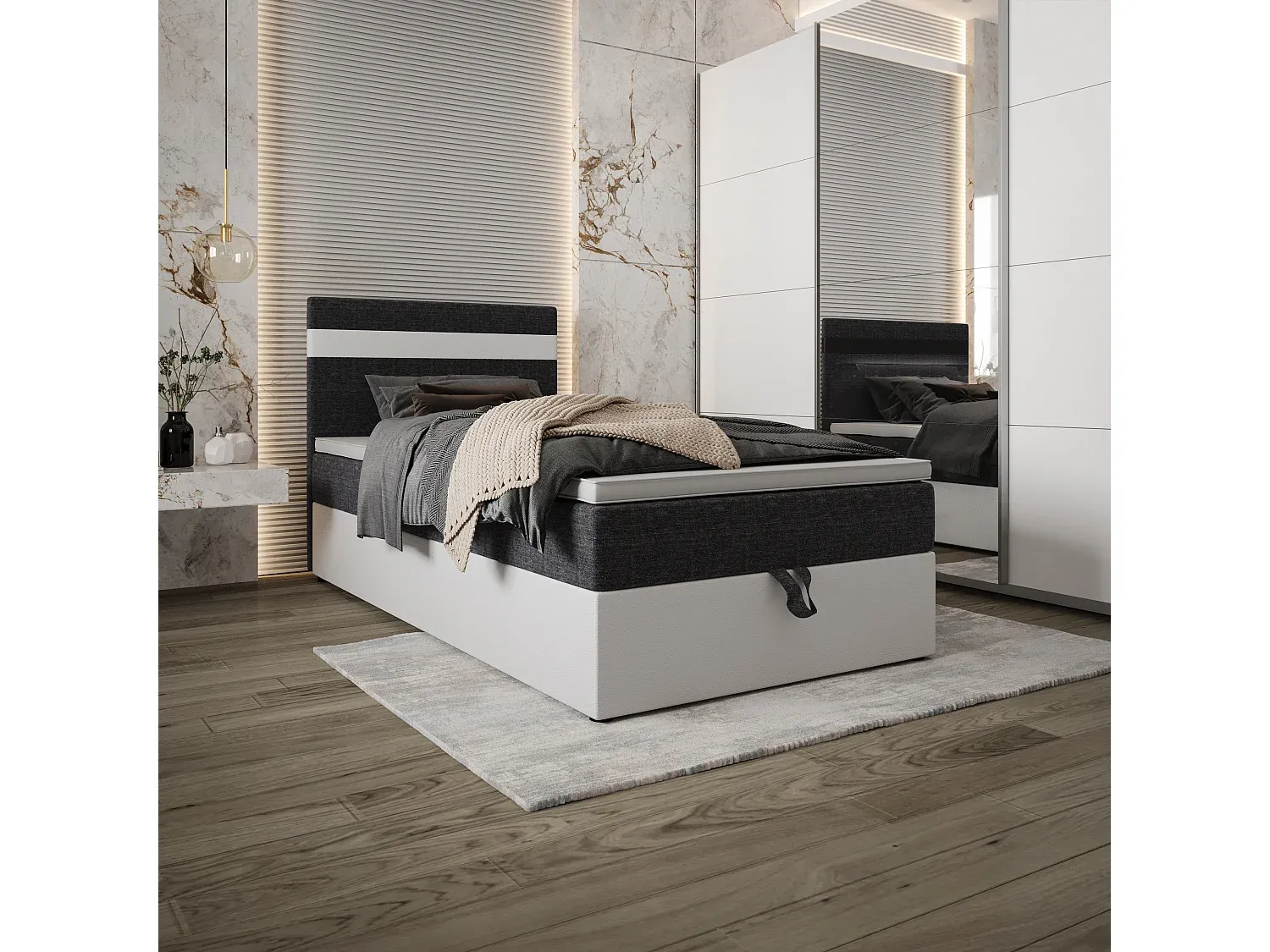 Schlafzimmer,Bereich Bett,Boxspringbett-nestavunoa